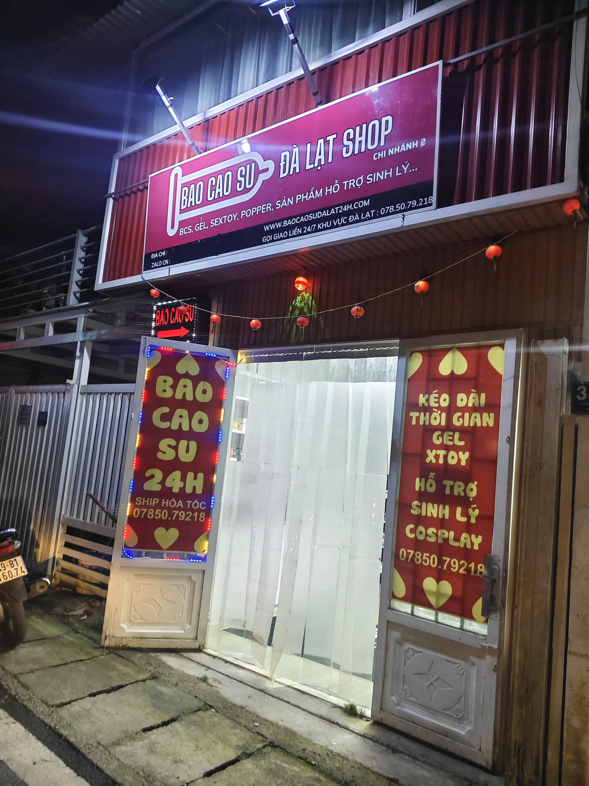 Shop bao cao su, sextoy Đà Lạt