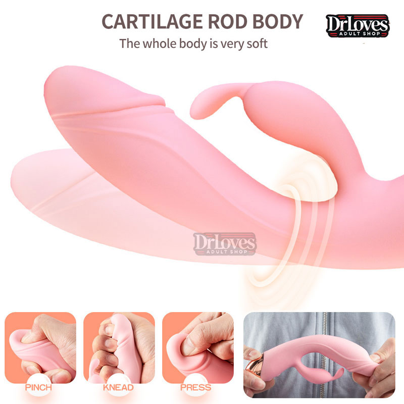 Dương Vật Giả Rung Thỏ Yeain 10 Chế Độ + Sưởi Ấm Duong Vat Gia Cam Tay Yeain (2)