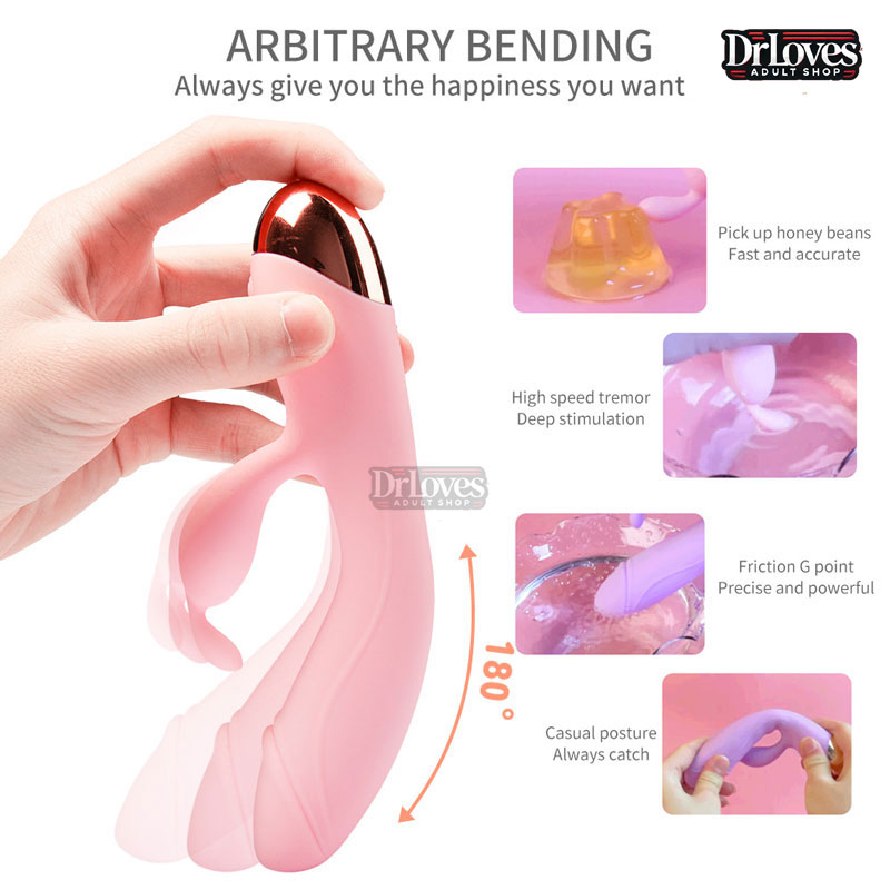 Dương Vật Giả Rung Thỏ Yeain 10 Chế Độ + Sưởi Ấm Duong Vat Gia Cam Tay Yeain (9)