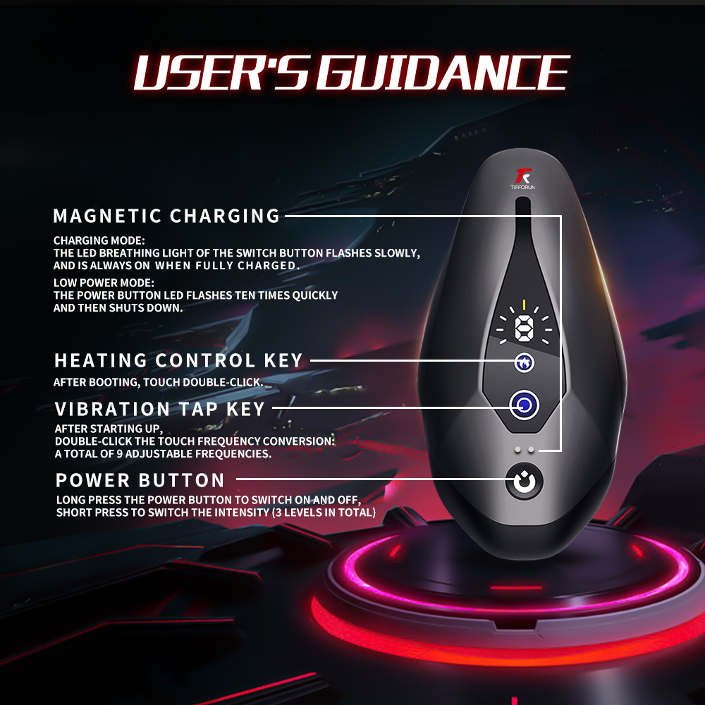 Máy rung massage dương vật Yeain BLACK EAGLE May Rung Massage Black Eagle (5)