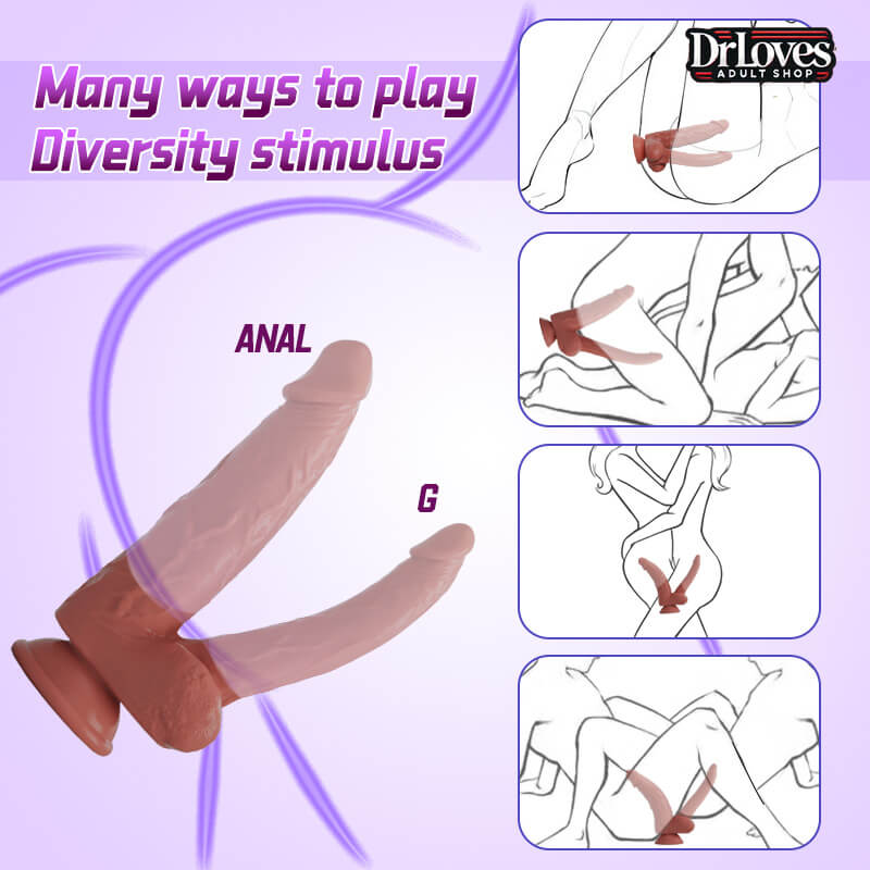 Dương Vật Giả 2 Đầu Yeain 8 inch không rung Duong Vat Gia Yeain 2 Dau 8inch (4)