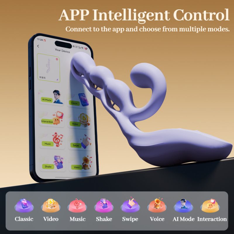 Máy Rung Massage Yeain Purple Grape 12 chế độ App Mr Yeain Purple Grape (10)