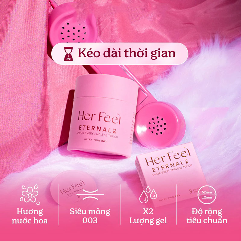 Bao Cao Su Her Feel Eternal hương thơm kéo dài thời gian Bao Cao Su Her Feel Eternal (2)