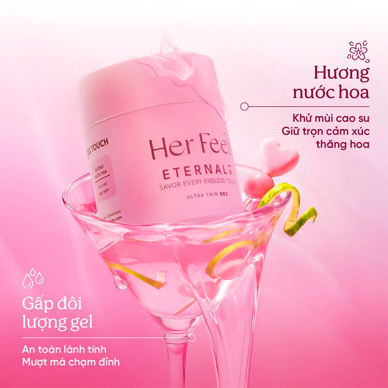Bao Cao Su Her Feel Eternal hương thơm kéo dài thời gian Bao Cao Su Her Feel Eternal (3)