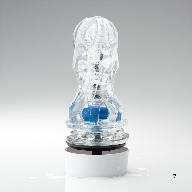 Cốc Thủ Dâm Tenga AERO Cobalt Ring Siết Chặt Mạnh Mẽ Coc Thu Dam Tenga Aero Blue (8)